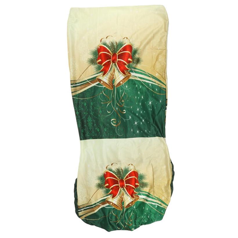 Non Slip Christmas Dining Room Chair Covers Stretchy Washable Xmas Printed Chair Slipcover Protector for Holiday Party Decor