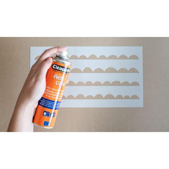 Repositionable Glue - Cleopatra - ACR250 - 250ml Aerosol - Transparent - Ideal for Models