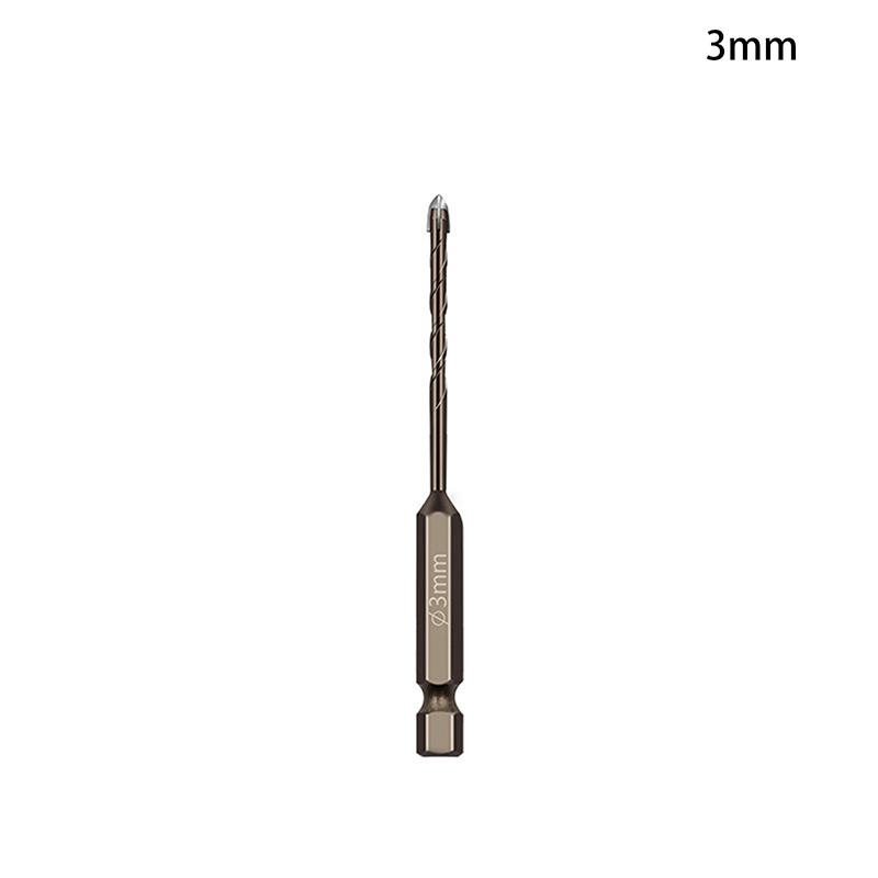 3-12Mm Cross Hex Tile Drill Bits Set For Glass Ceramic Concrete Hole Opener Brick Hard Alloy Triangle Bit Tool Kit Metal Drill