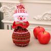 Christmas Knitted Doll Gift Bags, Reusable Sweet Bags, Snowman And Snowflake Shapes, Storage For Party Decorations, Festive And Holid