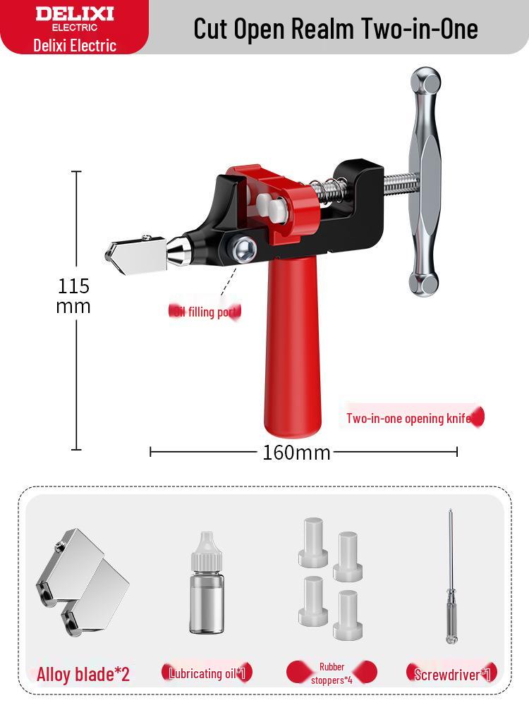 Delixi Handheld Diamond Glass & Tile Cutter Tool