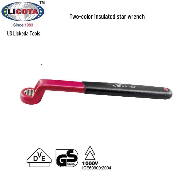 LICOTA USA Insulated Torx Wrench for Electricians, Single Head VDE 07