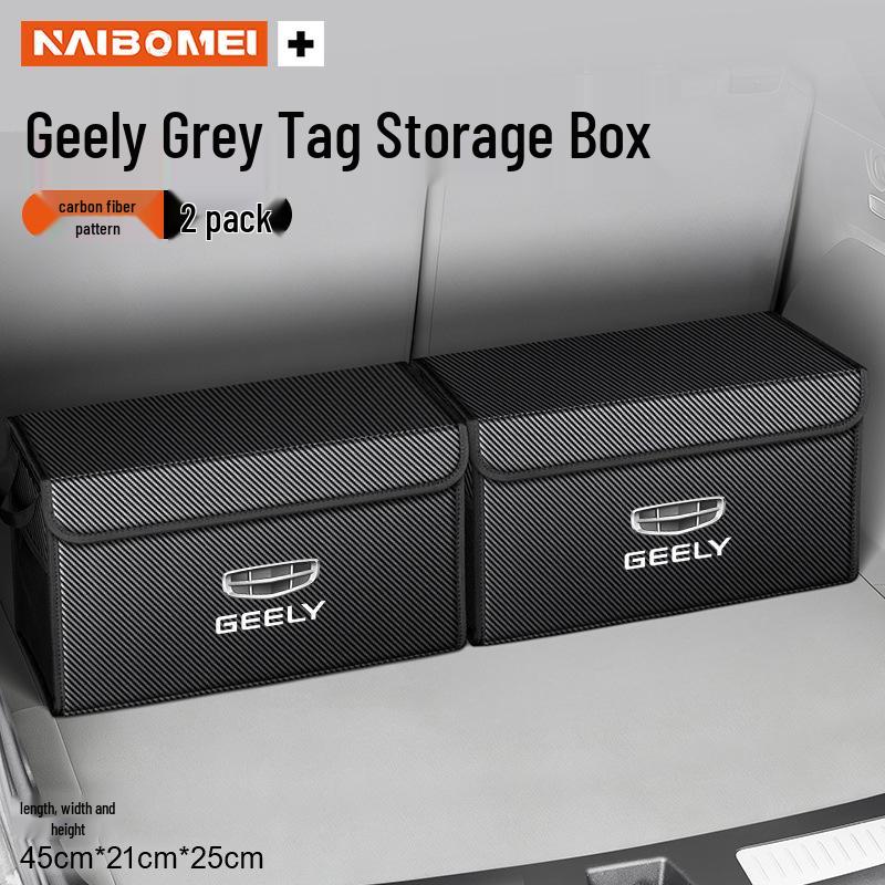 Geely Car Trunk Storage Box for Xingyue, Binyue, Emgrand, Borui, Haoyue, ICON Models