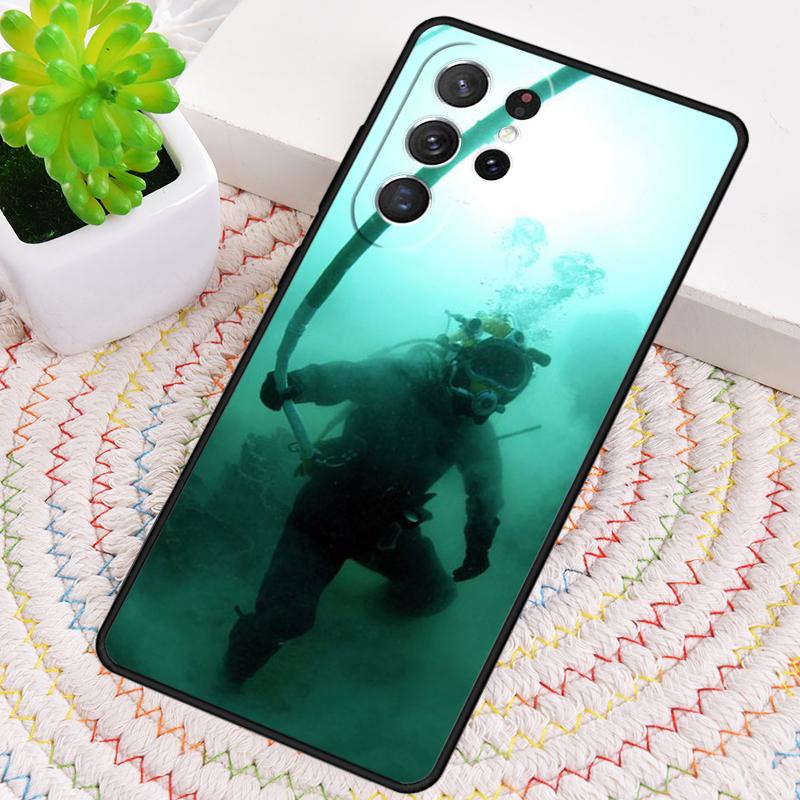 

Scuba Diving Diver print Phone Case For Samsung Galaxy note 10 pro S26 S25 S24 S23 S22 Ultra Plus S21 FE S20 Shockproof Cover Galaxy S23 Ultra