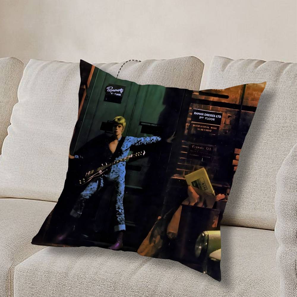 Osobnost D-David Bowie Povlak na polštář Povlak na polštář Obývací pokoj Pohovka Potah na polštář Vhodné pro Domácí Ložnici Dekorace místnosti