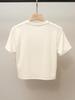 French Style Age-Defying Solid Color Short-Sleeve T-Shirt for Women