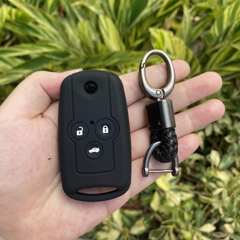 2 3 4 Button Silicone Car Key Cover Case Protect Skin Bag For Honda Accord Crv Hrv Civi Ix Crosstour Acura Odyssey Fit City Jazz