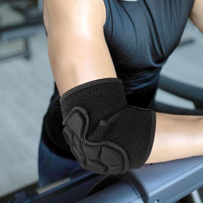 Thicken Elbow Guard Cycling Elbow Brace Roller Skating Elbow Support Breathable Arm Guard for Weightlifting Arm Support