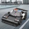 Non-Toxic 266Pcs City Patrol Police Car Building Blocks Classic Supercar Police Car Model Bricks Desktop Decoration Toy Kids Holiday Gifts