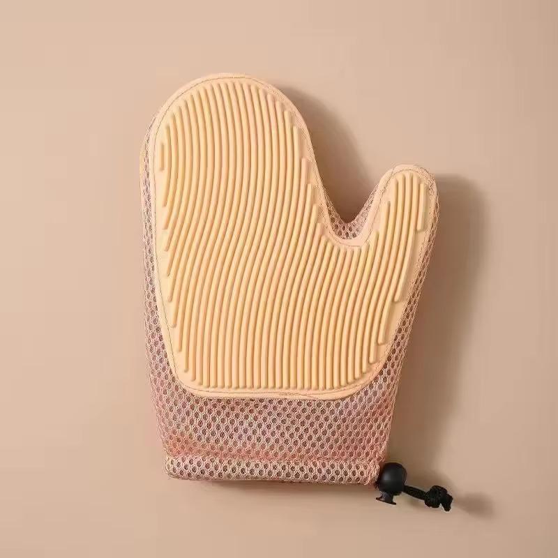 

Jerk Gloves 1PC Cat & Dog Grooming De-fluffing Cleaning Bathing Scraper Carpet Clothes Hair Brush Pet Supplies рожевий