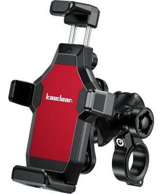 Suporte de Montagem de Ar Integrado para Smartphone de Motocicleta Kaedear, Montagem Absorvedora de Vibração, Suporte, Lightclaw/KDR-M25 Patenteado (Vermelho)