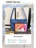 2023 Summer Hong Kong Style Versatile Denim Crossbody Bag for Women - Japanese & Korean Student Fashion