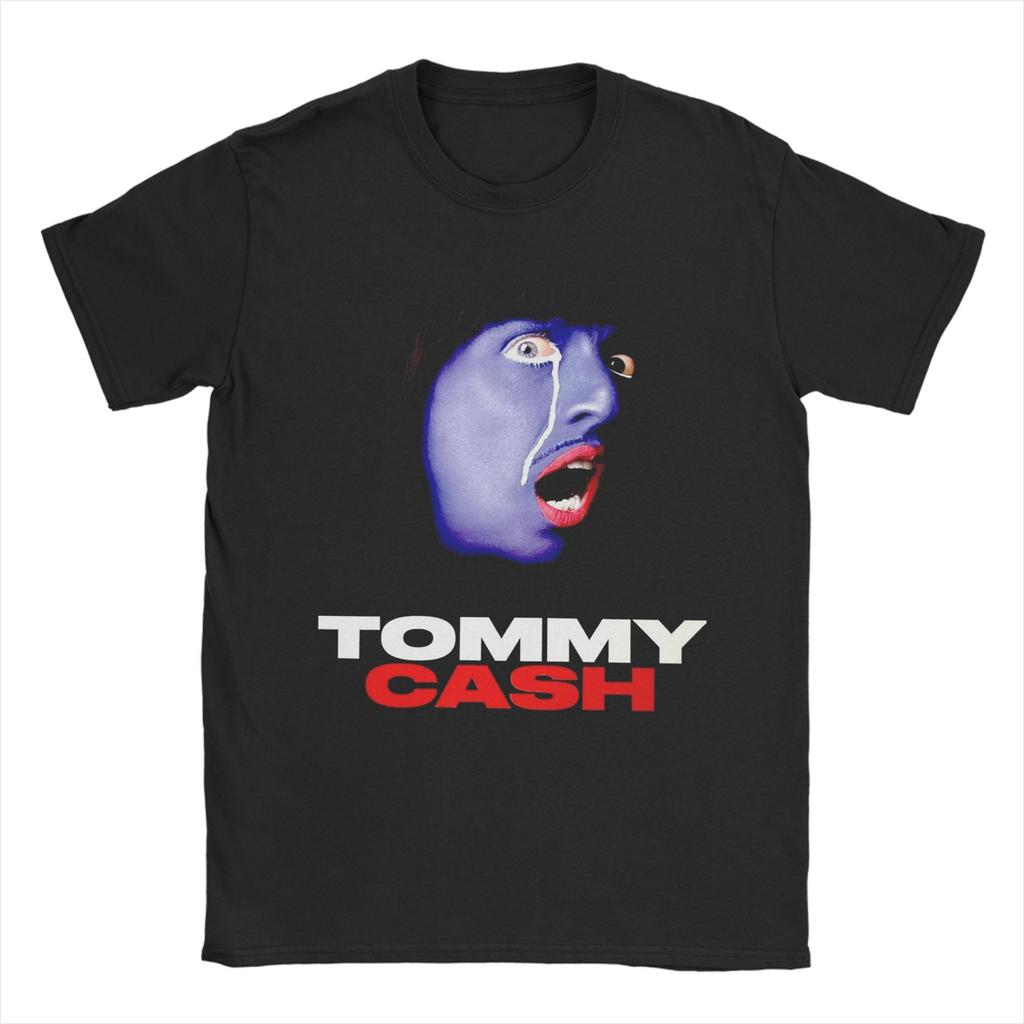 Classic Sillhouette Tommy Cash Espresso Eurovisions 2025 T Shirt for Men Hipster T-Shirt Crew Neck  Tees Short Sleeve Clothing