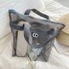 Summer Beach Tote Big Eyes Mesh Bag Sand-proof Waterproof Large Lightweight Travel Bag
