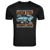 Aussie Steel Oldtimer Legendäre Garage Grafik T-Shirt