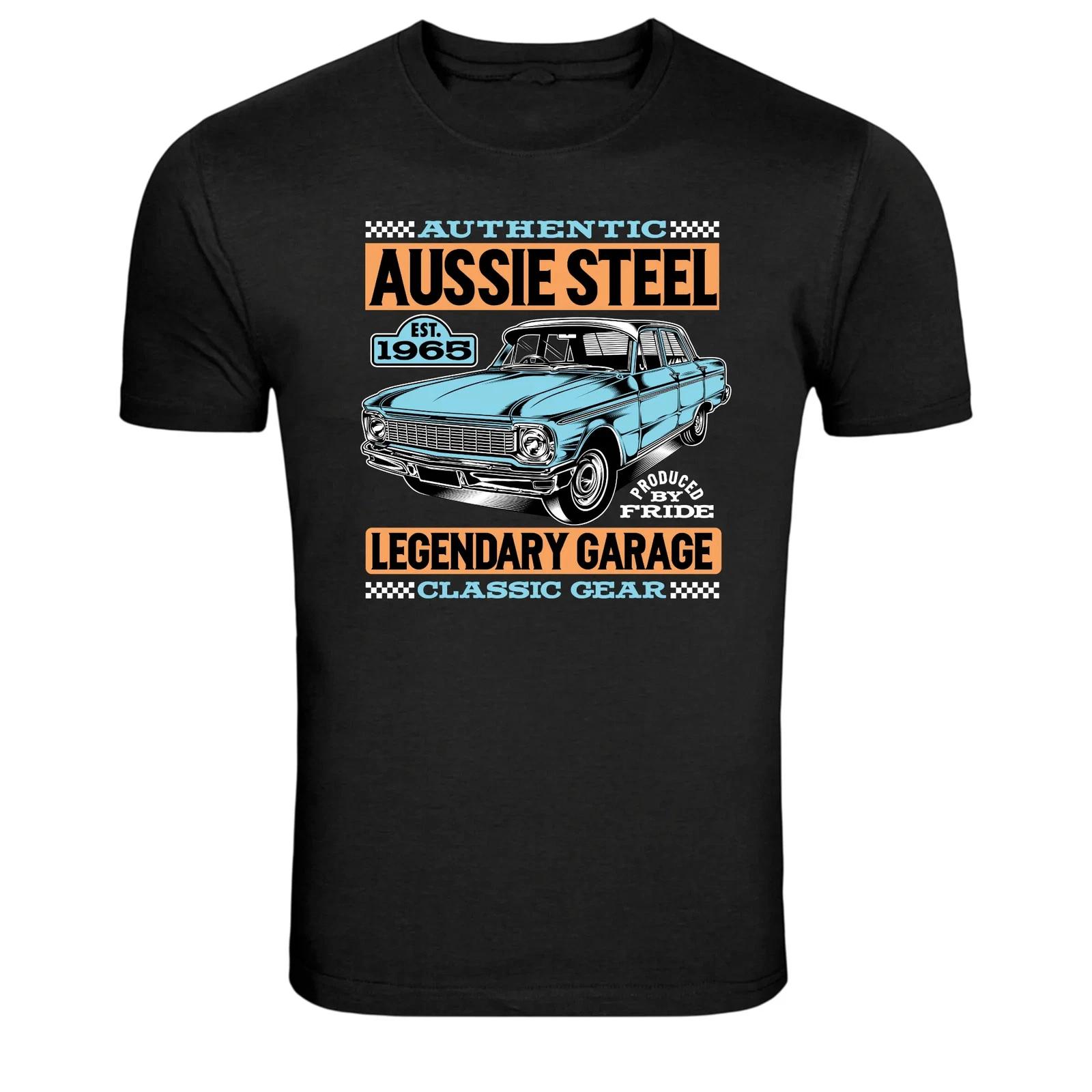 Aussie Steel Classic Car Legendary Garage Graphic T-Shirt 4XL
