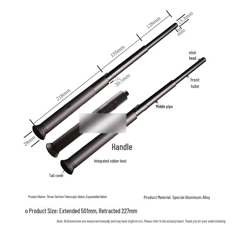 Jing Rui Zhi An Lightweight Telescopic Mechanical Baton