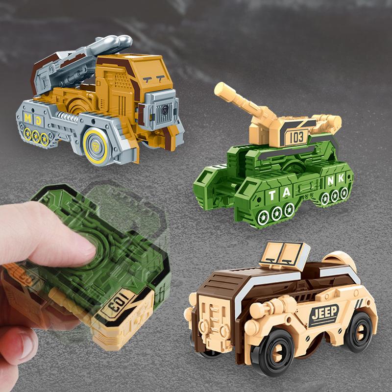New Creative Deformed Fidget Spinner Military Tank Jeep Missile Car Plastic Hand Spinner Fidget Toy EDC Stress Relief Toys