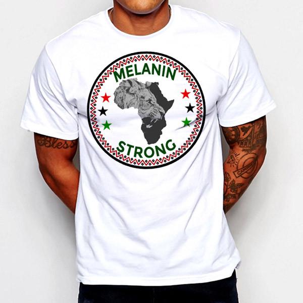 Black History Month  African Melanin  Zulu Africa Kemet V Unisex T-Shirt L