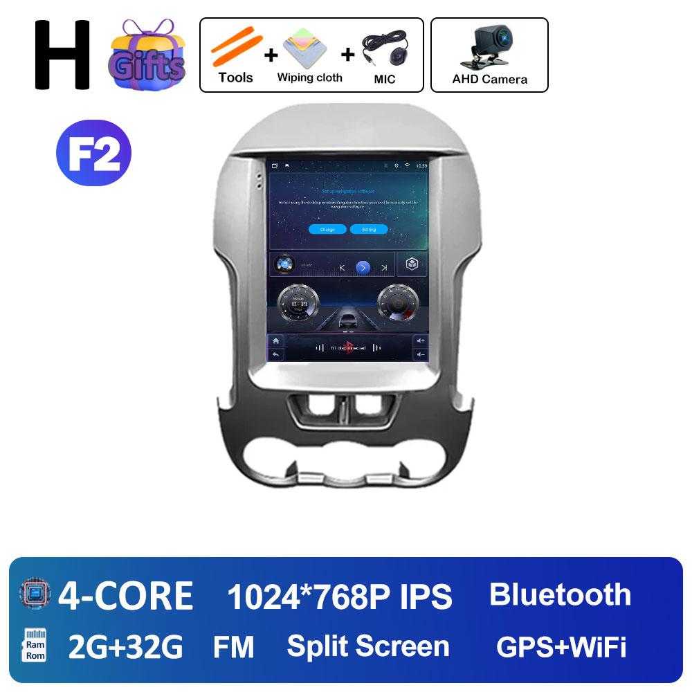 Intelligent System Wireless Carplay For Ford Ranger 2012 2013 2014 2015 Bluetooth Autoradio Cooling fan Touch Screen 4G No 2 din