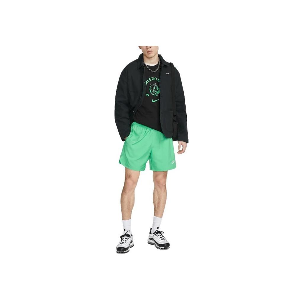 Nike Graphic Print Pullover Crew Neck T-Shirt Men Tops Black FJ5244-010