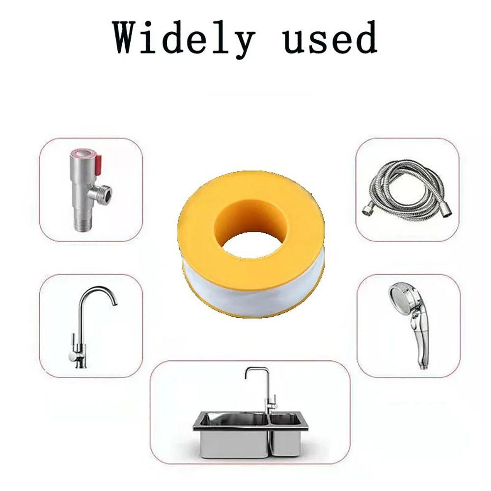 5Rolls Leak-proof Water Pipe Seal Tape 10M Plumbing Fitting New PTFE Thread Tape  For Water Gas