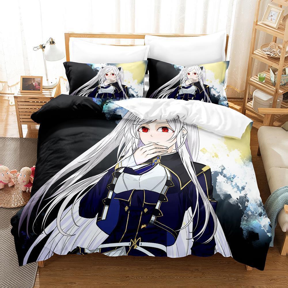 The Eminence In Shadow Cid Kagenou Bedding Set Cartoon Anime Three-piece Set Adult Kid Bedroom Duvet Cover Sets Home Textiles