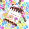 30000pcs Water Beads Rainbow Mix Crystal Soil Non-Toxic  Bottled Package for Inside Decoration Air