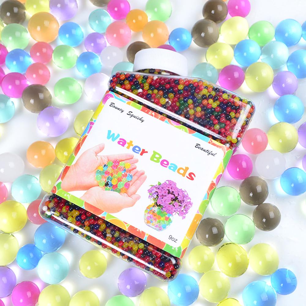 30000pcs Water Beads Rainbow Mix Crystal Soil Non-Toxic  Bottled Package for Inside Decoration Air