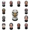 Unique Skull Head Full Face Mask Stylish Mesh Design Party Costume Accessory For Halloween And Christmas Celebrations