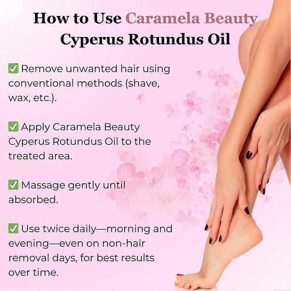 (2pcs)Natural Cyperus Rotundus Oil For Hair Removal, Moisturizing & Soothing Cyperus Rotundus Oil For Reducing Body Hair, Deep Nourishment