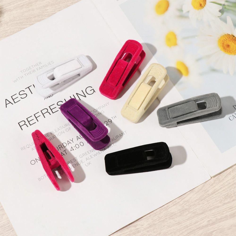 Portable Bathroom Household Hat Closet Dress Rack Hanging Hooks Coat Holder Velvet Hangers Clips