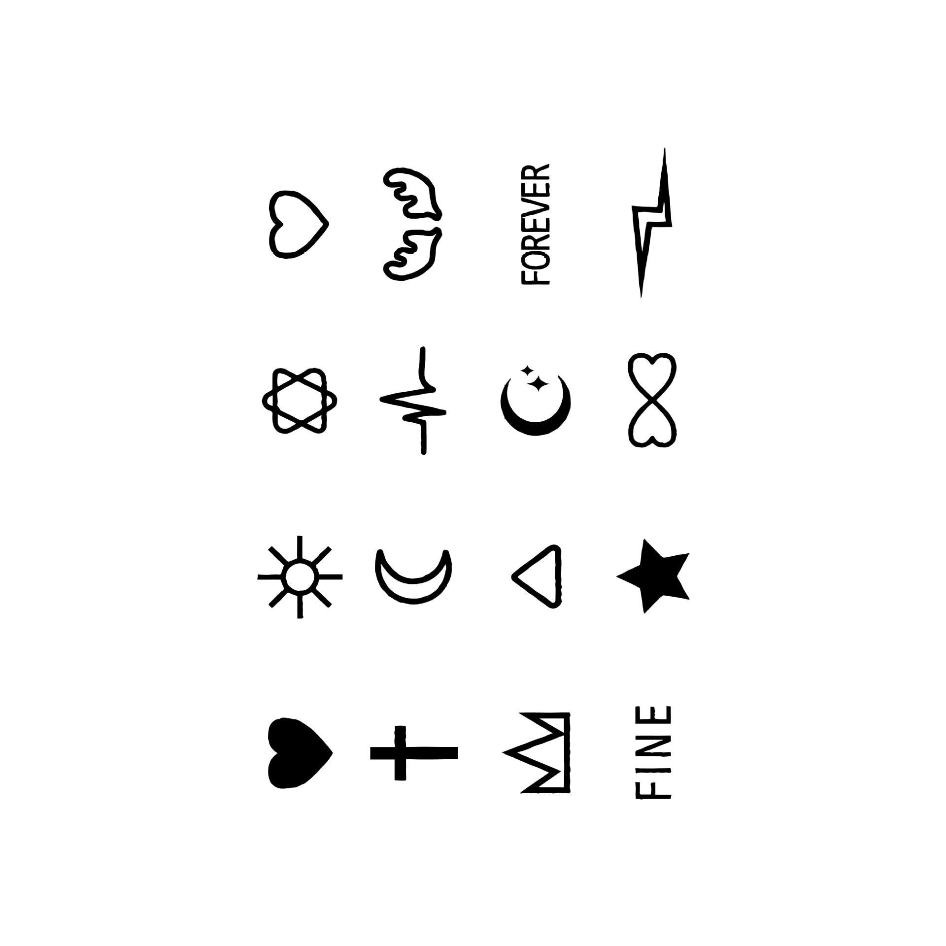 

Трав яні татуювання на пальцях: Милі, напівперманентні, водостійкі дизайни для жінок 8*11cm