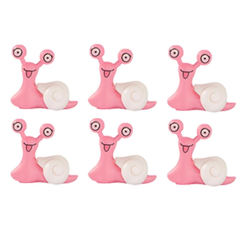 2-8 PCS Miniature Resin Snail Figurine – Cute Garden Ornament for Fairy Dollhouse, Bonsai Plant Decor & Terrarium
