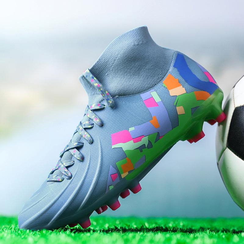 Putian youth football shoes student grass long nails men and women broken nails green shade training shoes Football 33