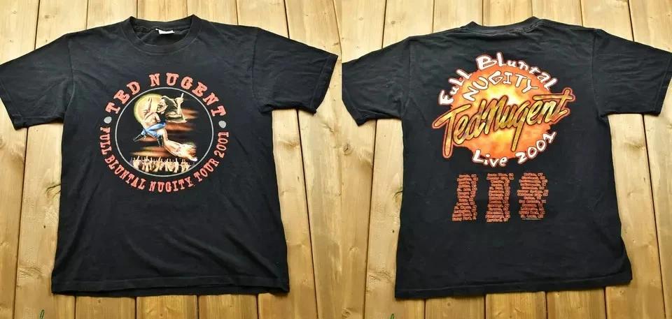 

Ted Nugent Full Bluntal Nugity Tours T Shirt Full Size S-5XL 3XL