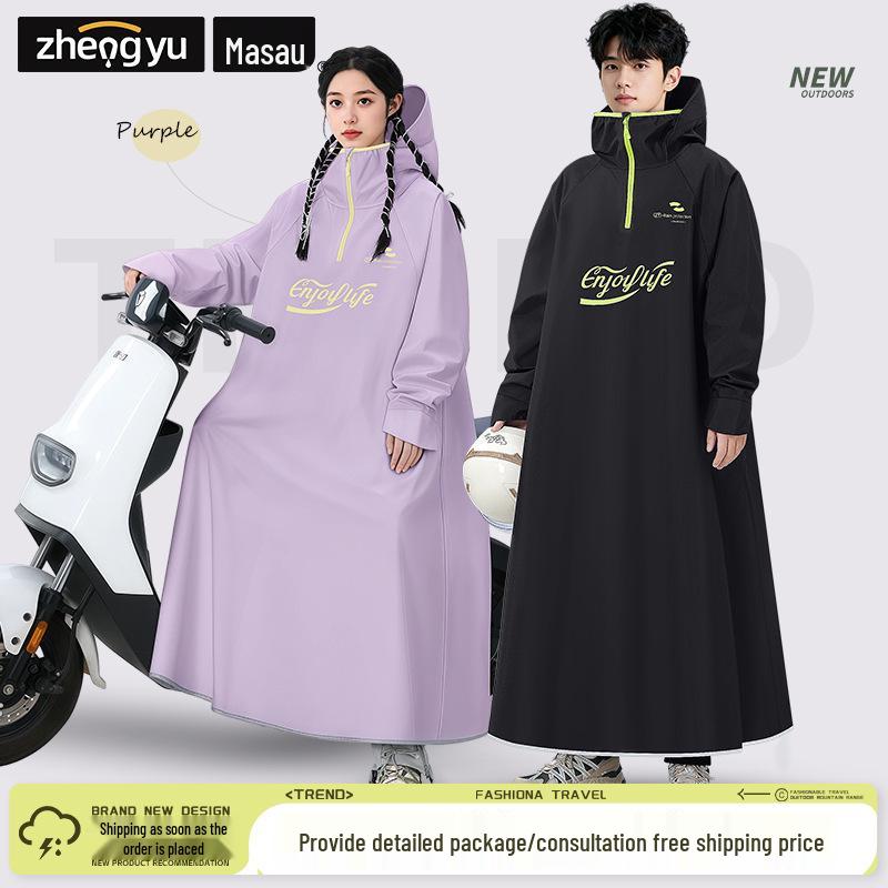 Heavy-Duty Full-Body Electric Scooter Raincoat