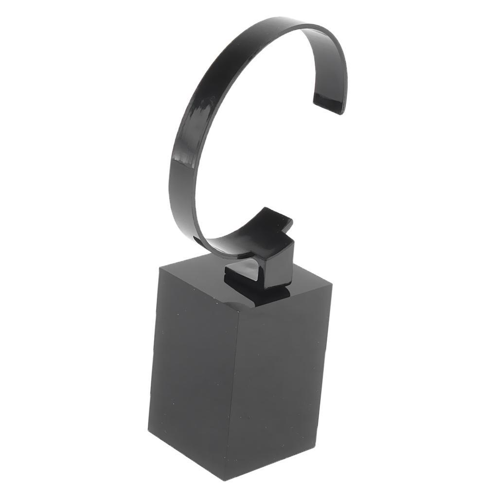 Acrylic Watch Display Stand Showcase Bracelet Display Holder 6cm White