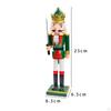 10 Inch Christmas Nutcracker Ornament, Wooden Figurine, Decorative Decoration