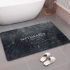 Luxuriöse feuchtigkeitsableitende schnelltrocknende weiche Diatomeenerde-Matte Eingangsbereich Wohnzimmer Badezimmer rutschfester Schlafzimmerteppich Fußmatte Toilette