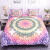 Mandala Pattern Four-Piece 3D Printed Bed Sheet Quilt Cover