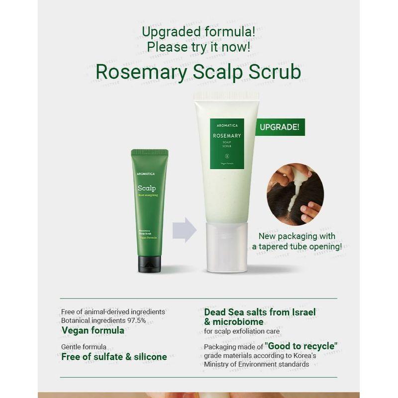 AROMATICA Rozmarynowy peeling do skóry głowy