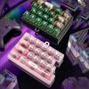 with LED Lights Glowing 19  Keyboard Keychain Portable Keyboard Pendant  Bag Accessory