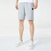 Anta Training Series Solid Color Logo Mid Waist Straight Leg Five Point Shorts Men Shorts Gray 152327318-1