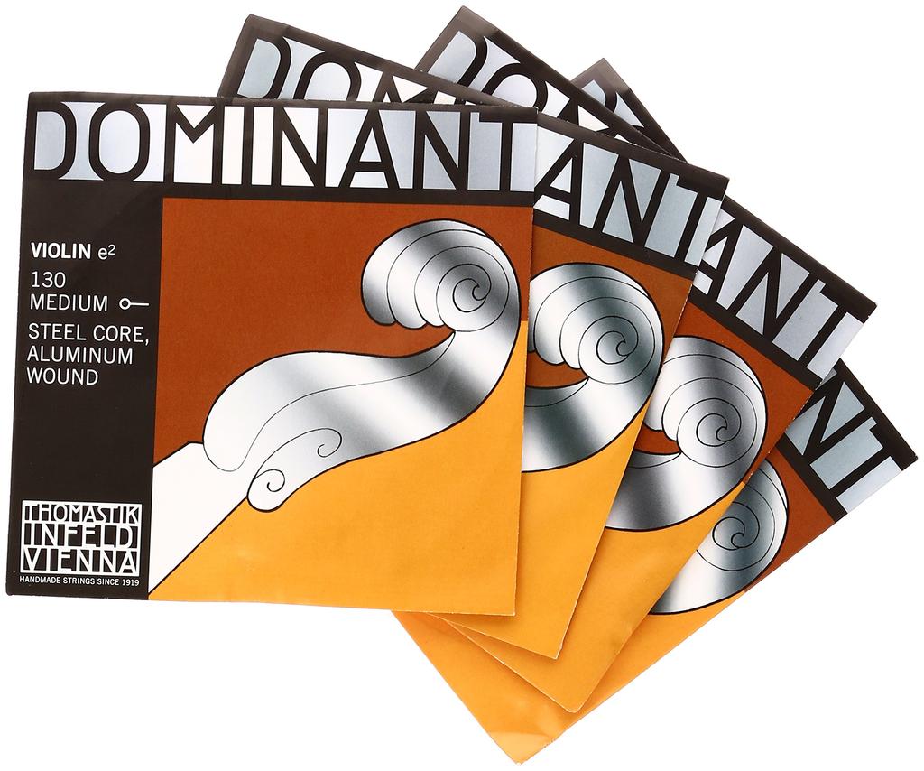 Thomastique Violin strings Dominant G string 4 types set Medium tension 135 E, A, D, 4/4 4/4