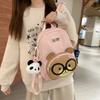 Schoolbag Children's Spring Outing Research Small Backpack Japanese Ins Simple Contrasting Color Mori Girls Travel Shopping Mini Backpack