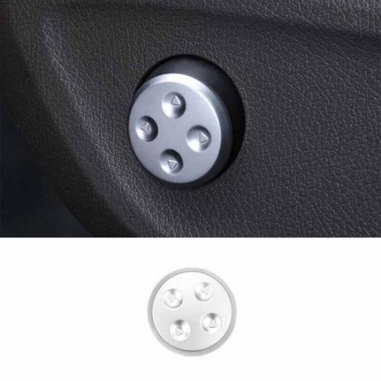 Matte Silver For Benz GLE GLS 20- Adjust Handle Button Switch Trim Car Seat