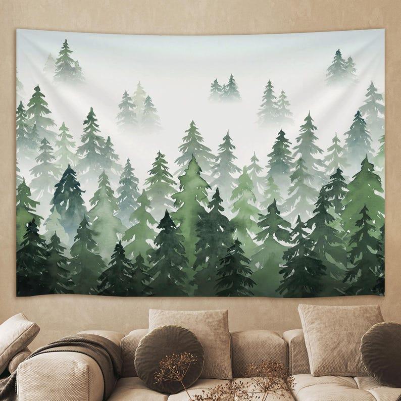 forest tapestry 75x100