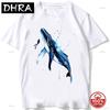 Whale Shark Anatomy Biology Tshirt Unisex Hip Hop Casual Soft Cotton Loose Oneck Tshirts Beach Diving White Tshirt Vintage Tees
