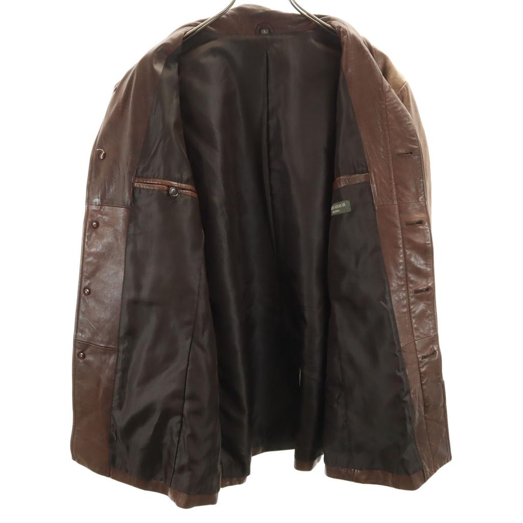 WIND ARMOR leather jacket L Brown Men's Used